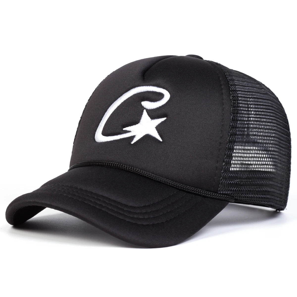 Unisex C Letter Pentagram Embroidery Baseball Caps