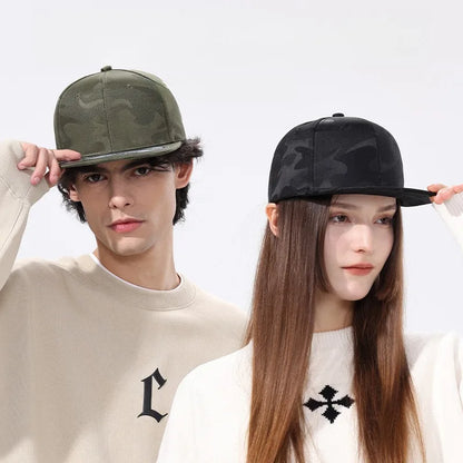 Fashion Men Women Cotton Camouflage Snapback Cap Four Season