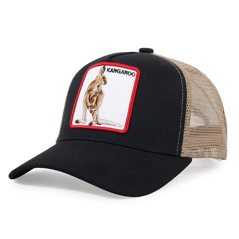 Panda Baseball Cap Men Female Male Sport Cap Fancy Unique kangaroo Beach Hat