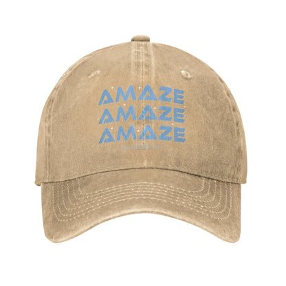 Project Hail Mary Amaze Repeat Typography Poster Baseball Cap