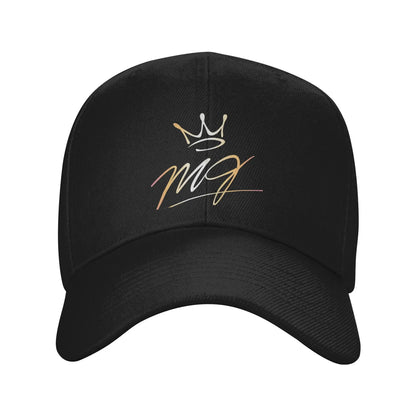 Mj King Of Pop Crown Sun Baseball Cap