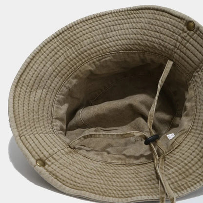 Four Seasons Cotton Solid Bucket Hat