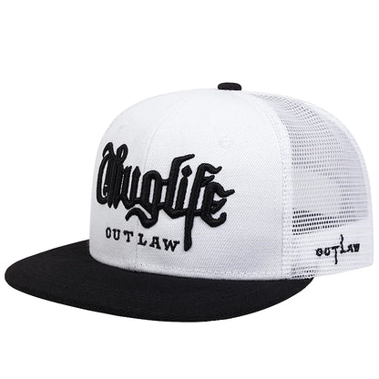 2025 Fashion Fastball CAP Thug Life Embroidery Hip Hop Baseball Cap Snapback Hat