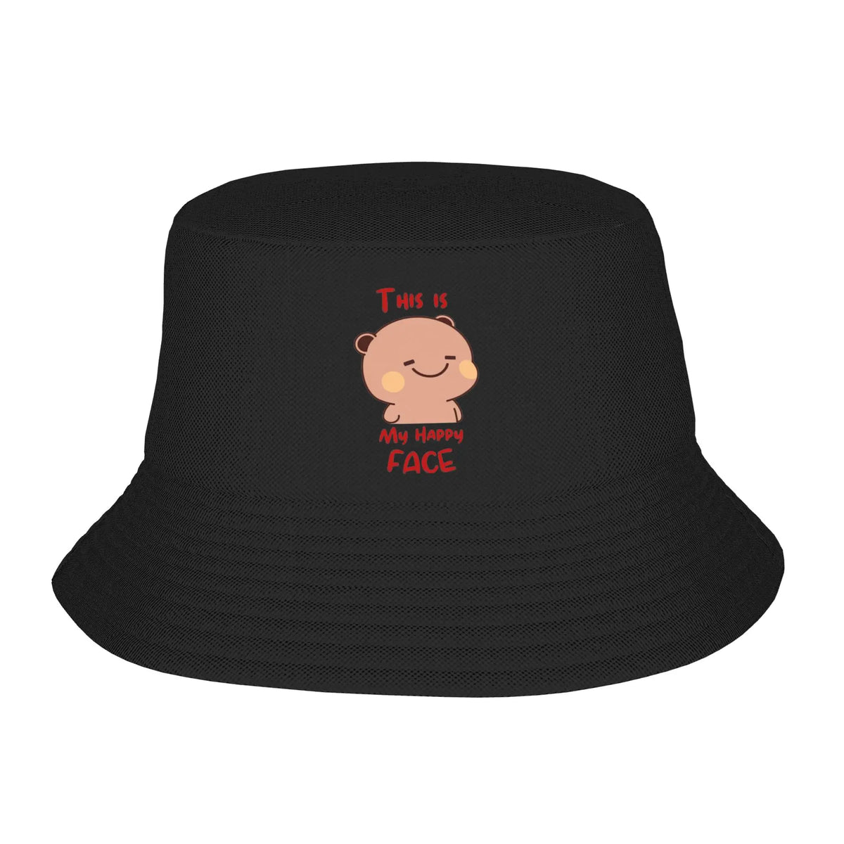 Bucket Hat Cute Happy Bubu Face