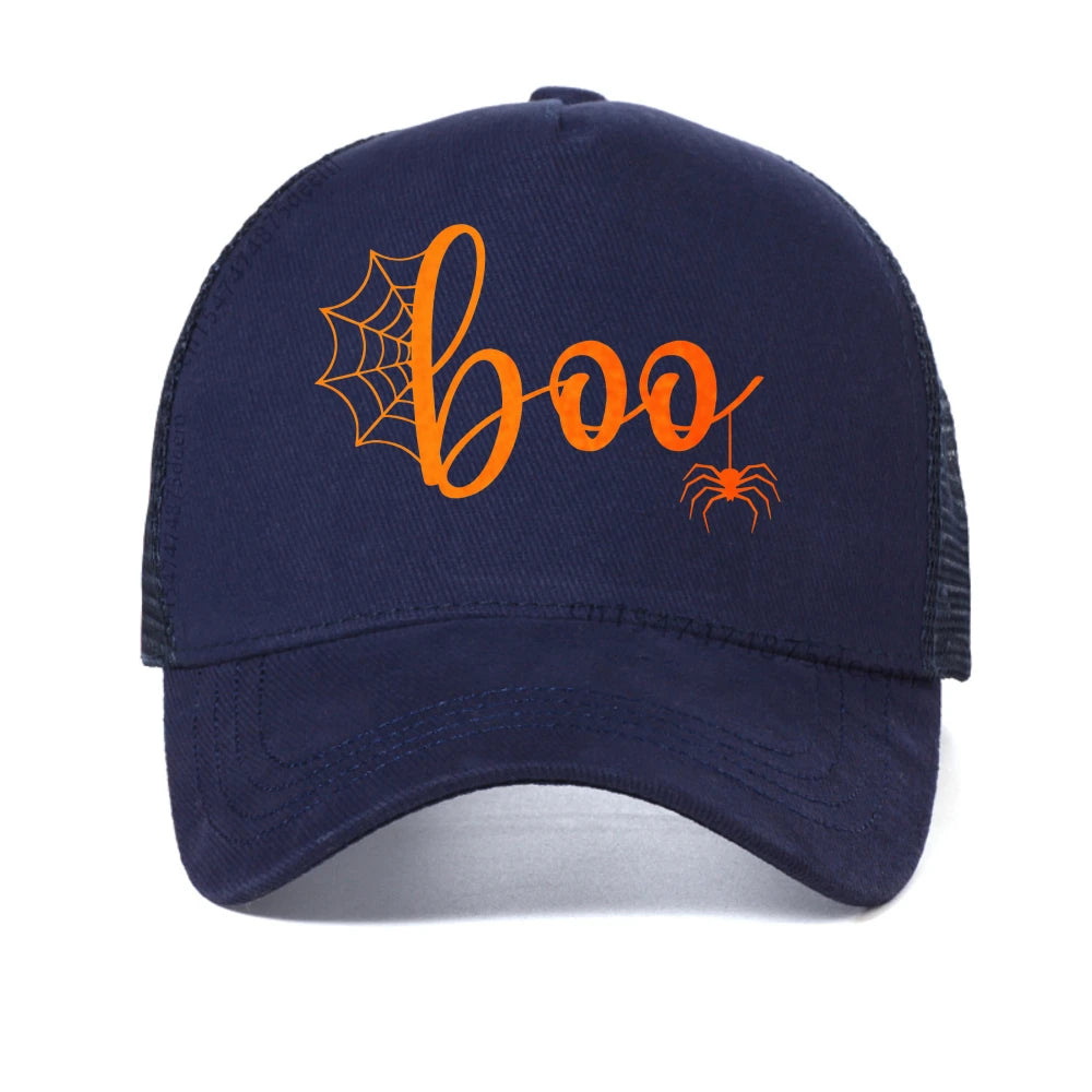 Halloween Spider Web Baseball Hat