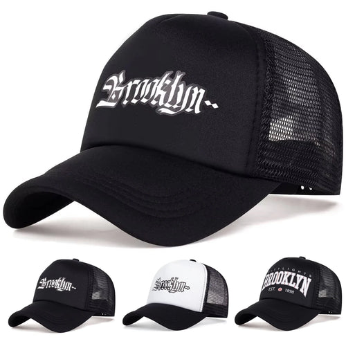 Unisex Brooklyn Letter Printed Baseball Caps
