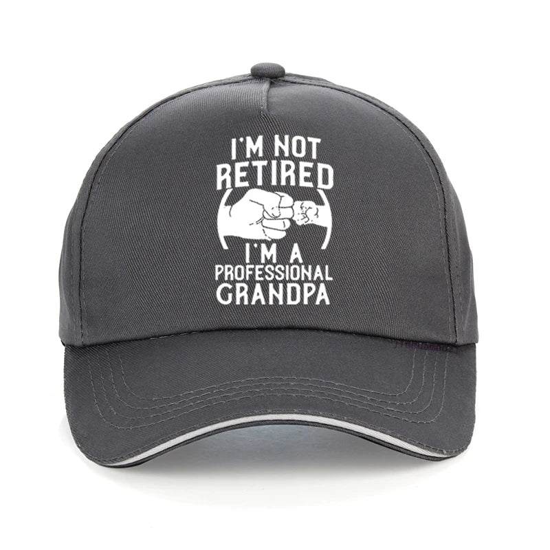 I'm Not Retired I'm A Professional Grandpa Funny Baseball Cap