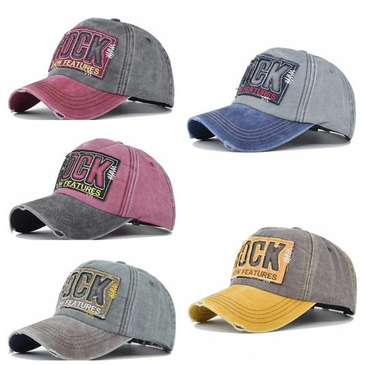 Version Of The New Washed Letter Spring And Autumn Cap