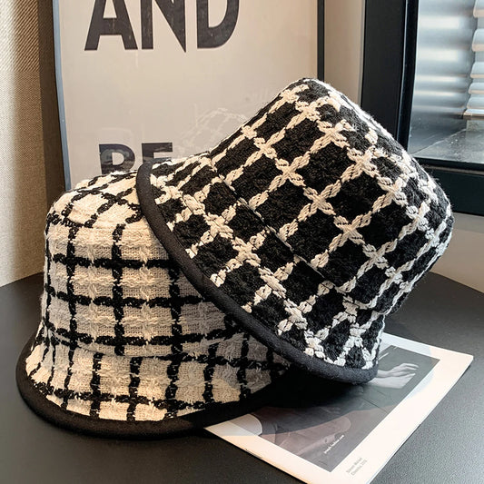 Knitted Fisherman Hat for Women, Elegant Mom Bucket Hat for Outdoor Camping