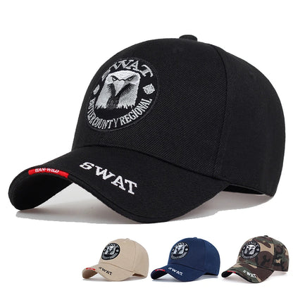 Fashion SWAT Eagle Embroidery Hip-hop Hats Baseball Cap