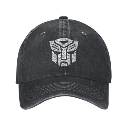 White Transformer Autobots Film Baseball Cap