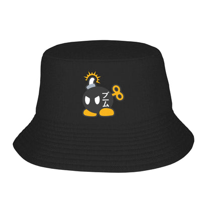 Teen Bucket Hat Super Marios Princess Peach Picnic Headwear Foldable