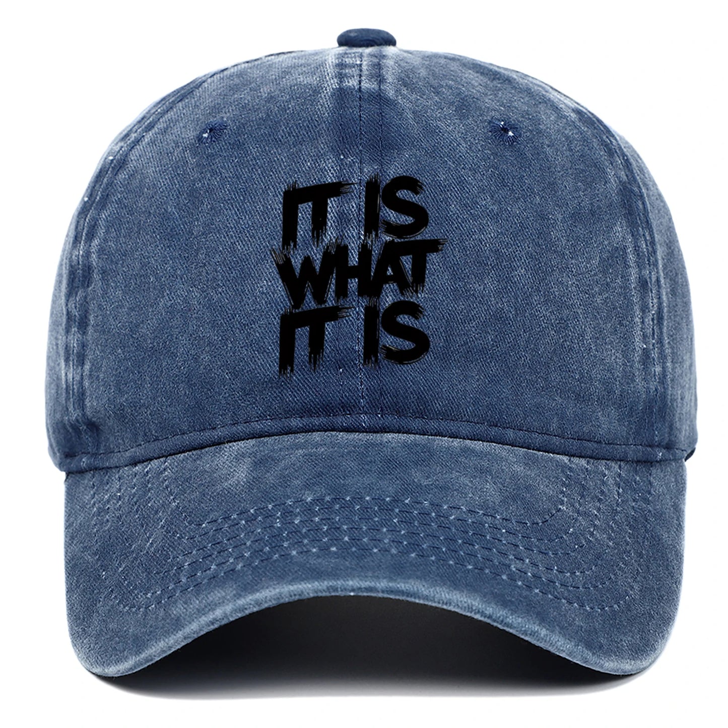 Black Letter Printed Baseball Caps For Men And Women