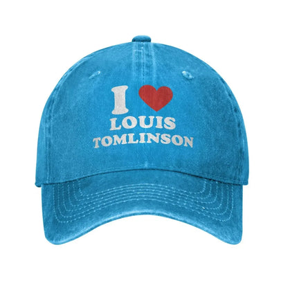 I Love Louis Tomlinsons Casual Baseball Cap For Men