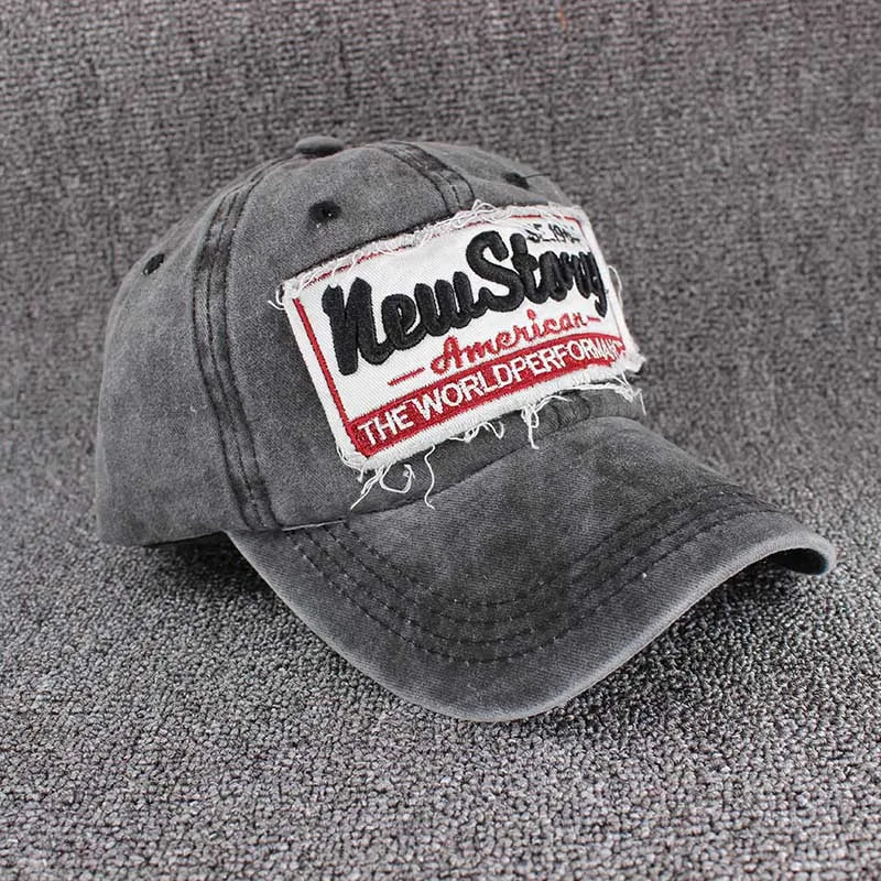 Fashion Summer Adult Men Washed Cotton Baseball Caps Outdoor Sport Caps