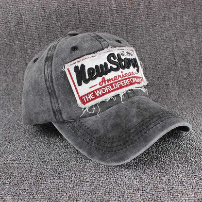 Fashion Summer Adult Men Washed Cotton Baseball Caps Outdoor Sport Caps