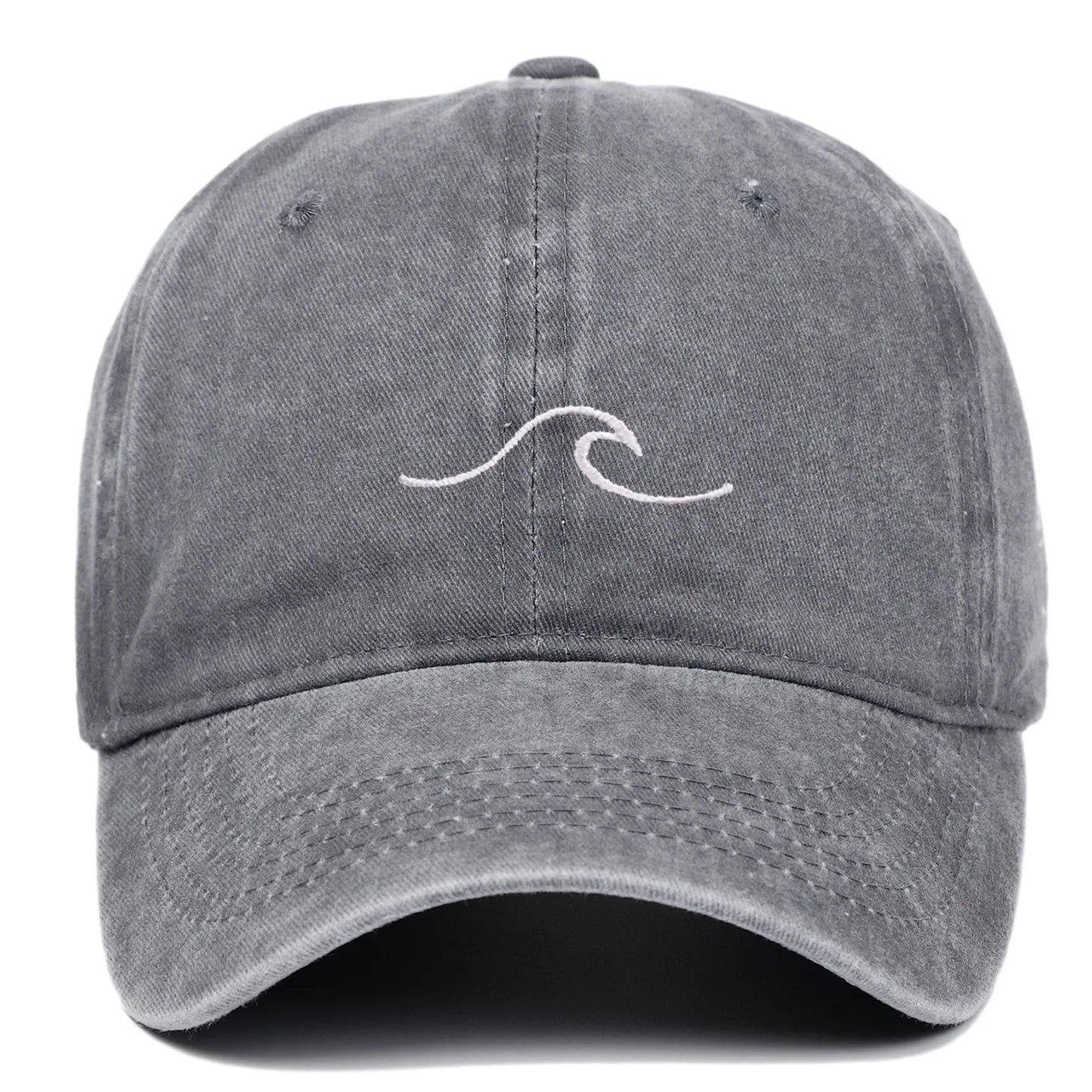New Fashion Embroidered Ripple Wave Baseball Cap