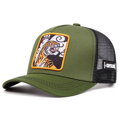 Spring Summer Cartoon Animal Embroidery Baseball Cap For Men Women