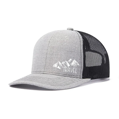 Peak TRAVEL Curved Adult Baseball Cap for Men Women Outdoor Mesh Duck Hat