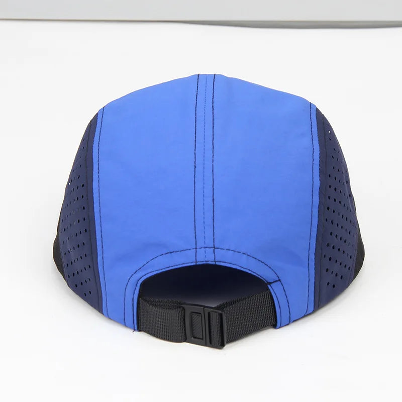 Quick Drying Nylon 5 Panel Snapback Hat For Men Women