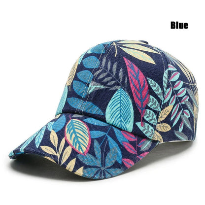 Maple Leaf Spring Summer Hat New Flower Hats Men's And Women's Korean Duck Tongue Caps Baseball Cap