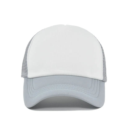 15 Colors Mesh Baseball Cap Adjustable Snapback Hats For Women Men