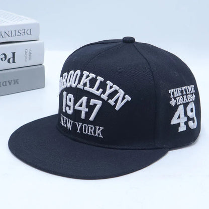 Man hats Fashion Letter Embroidery Snapback Cap