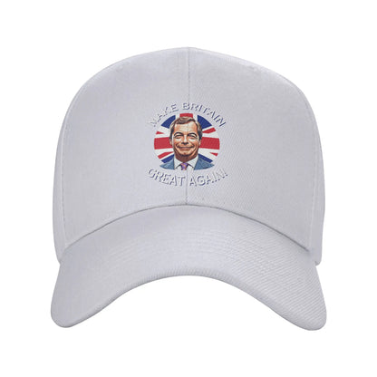 Support Nigel Farage Make Britain Great Again Casual Baseball Cap