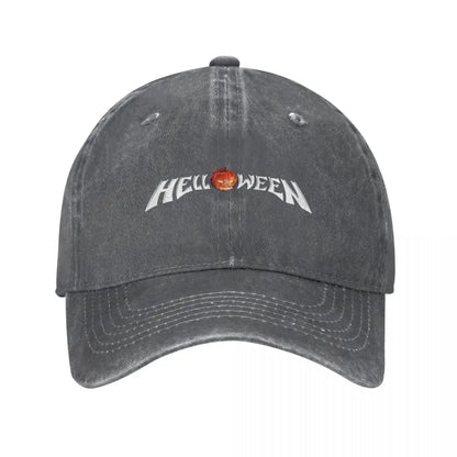 Vintage Helloween Heavy Metal Baseball Caps Unisex Distressed Washed