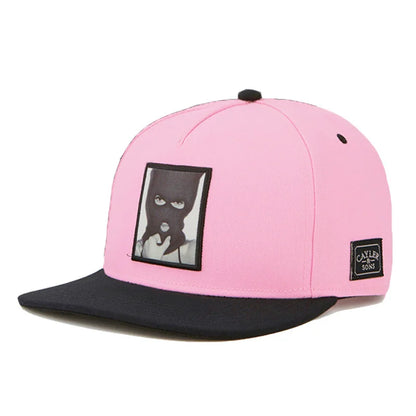 New Head Alphabet Cool Man Embroidered Snapback HipHop