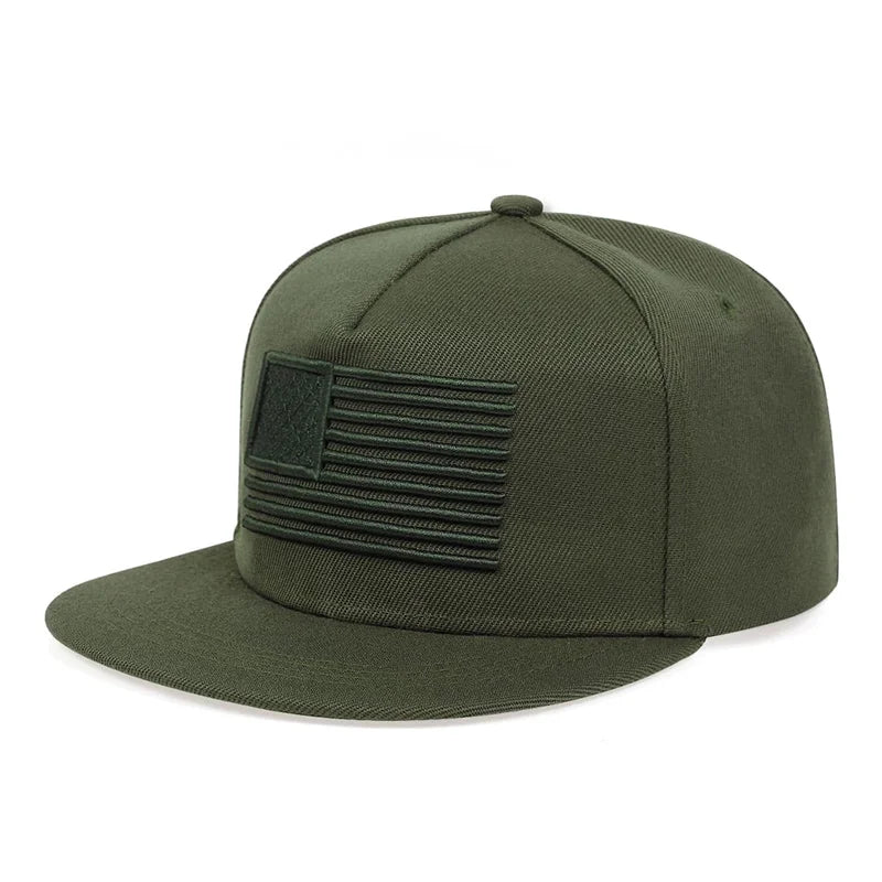 High Quality USA Flag CamouflageFor Men Snapback Caps