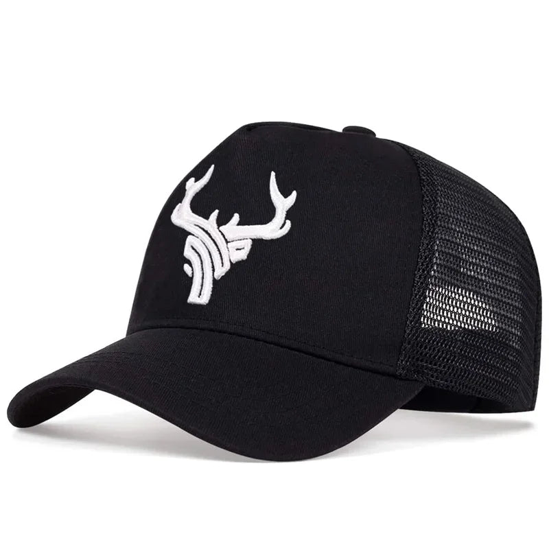 Unisex Antler Embroidered Baseball Cap