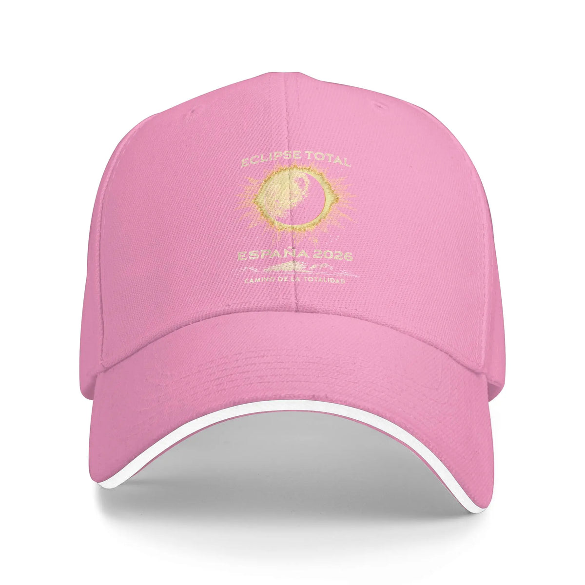 Spain Total Solar Eclipse 2026 Totality Sandwich Baseball Cap