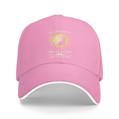 Spain Total Solar Eclipse 2026 Totality Sandwich Baseball Cap