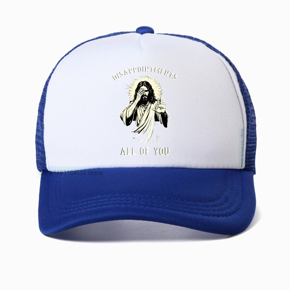 Disappointments All of You Funny Jesus Christian Faith Meme Baseball Cap