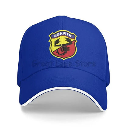 Custom Abarth C Print Sandwich Baseball Cap Dad Hat Golf