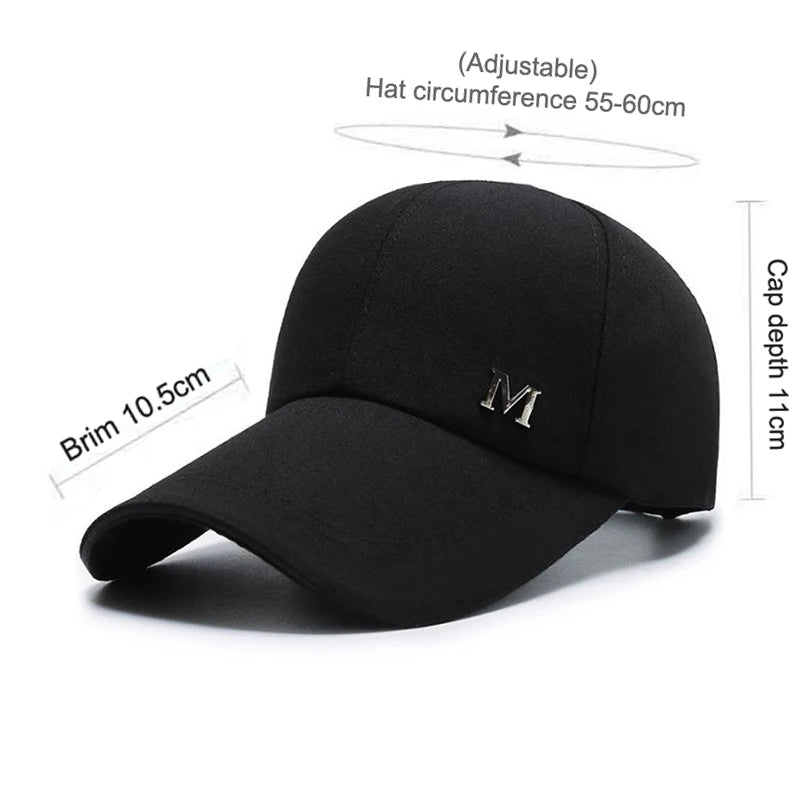 Baseball Cap Summer Cotton Hat Snapback Hip-Hop Cap Golf Cap