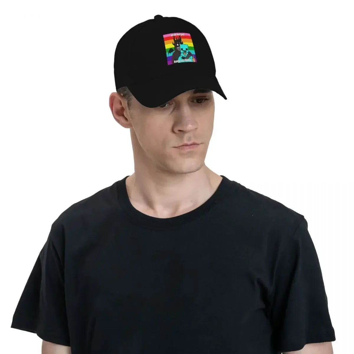2026 Yeah We Gay Keep Scrolling Baseball Cap