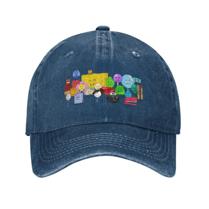 BFDI Inanimate Insanity All Characters Casual Baseball Cap