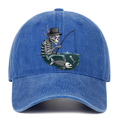 Personalized Skull Print Baseball Cap For Men And Women, Halloween Party Decoration Hat