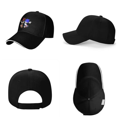 Sonic Shadow Cartoon The Hedgehog Cap Fashion Casual Baseball Caps
