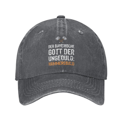 Summer Bavarian God of Impatience Bayern Hammersbald Baseball Cap