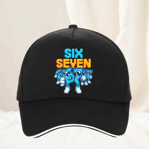 Meme 67 Six Seven 6 7 Italian Brainrot Baseball Cap