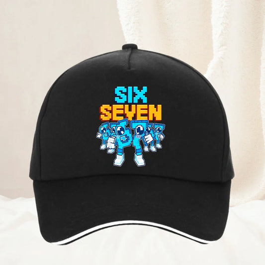 Meme 67 Six Seven 6 7 Italian Brainrot Baseball Cap