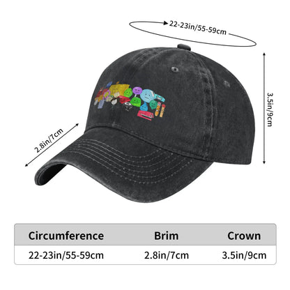 BFDI Inanimate Insanity All Characters Casual Baseball Cap