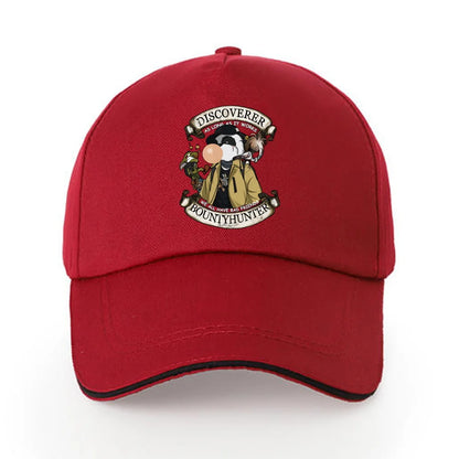 Summer Baseball Cap Solid Cotton Sun Hat Samurai Print