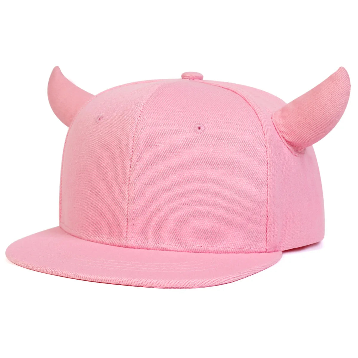 New Unisex Horns Snapback Hip-Hop Hats Spring And Autumn Baseball Caps