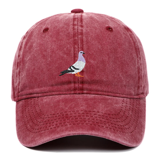 Baseball Cap Suitable For All Seasons, Pigeon Embroidery Pattern, Men's And Women's Daily Casual Fashion