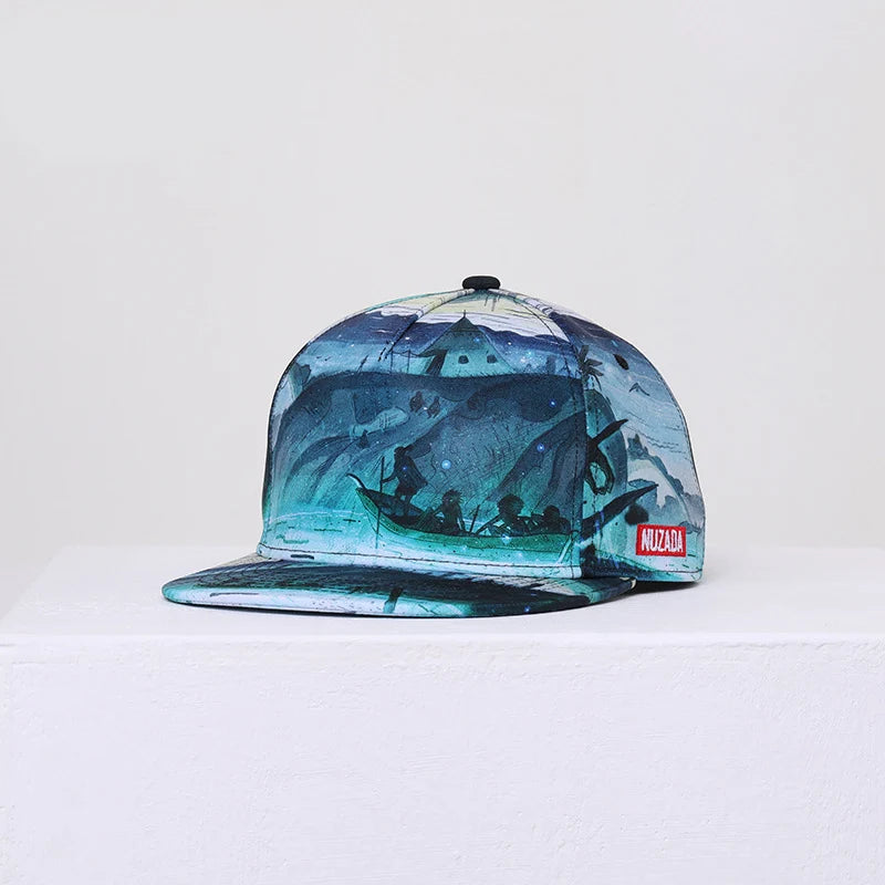 New Arrival Men Women Baseball Cap Graffiti Print Couple Snapback Hat