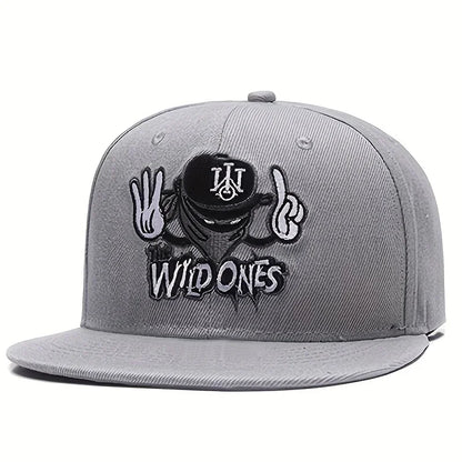 Unisex One Embroidery Hip hop Hats